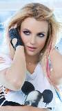 Britney Spears con guantes negros